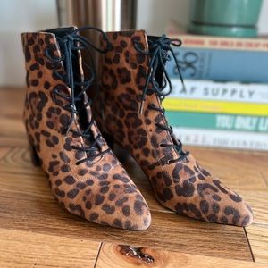 Leopard Booties